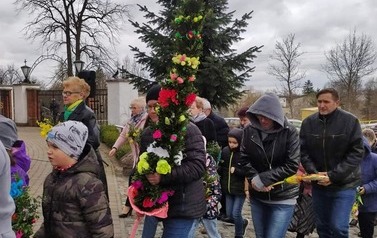 2022.04.10 UROCZYSTE WRĘCZENIE NAGR&Oacute;D I PODSUMOWANIE KONKURSU PLASTYCZNEGO "NAJPIĘKNIEJSZA PALMA WIELKANOCNA W GMINIE SADKI" 19