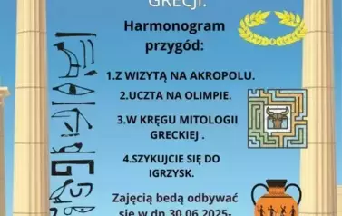 Zajęcią bedą odbywać się w dn.30.06.2025-3.07.2025r. w godz. 1000-1300
