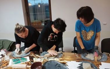 2022.10.26 WARSZTATY CERAMICZNE Z KOŁEM GOSPODYŃ W SAMOSTRZELU 8