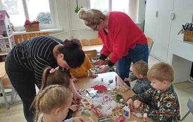 2022.12.15 ZAJĘCIA PRZEDŚWIĄTECZNE W PRZEDSZKOLU W BNINIE 7