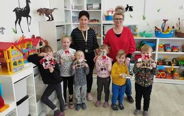2022.12.15 ZAJĘCIA PRZEDŚWIĄTECZNE W PRZEDSZKOLU W BNINIE 12