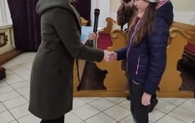 2022.04.10 UROCZYSTE WRĘCZENIE NAGR&Oacute;D I PODSUMOWANIE KONKURSU PLASTYCZNEGO "NAJPIĘKNIEJSZA PALMA WIELKANOCNA W GMINIE SADKI" 13