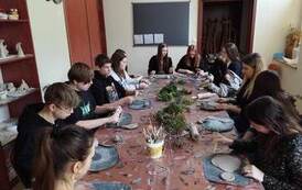 2023.03.30 ZAJĘCIA CERAMICZNE Z KLASĄ I TECHNIKUM ARCHITEKTURY KRAJOBRAZU 3