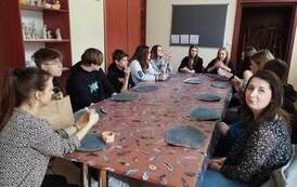 2023.03.30 ZAJĘCIA CERAMICZNE Z KLASĄ I TECHNIKUM ARCHITEKTURY KRAJOBRAZU 6