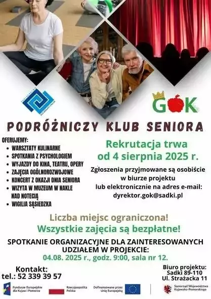 Zdjęcie do PODR&Oacute;ZNICZY KLUB SENIORA